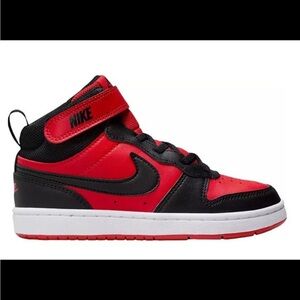 Nike‎ Kids Red and Black Sneakers 7.5